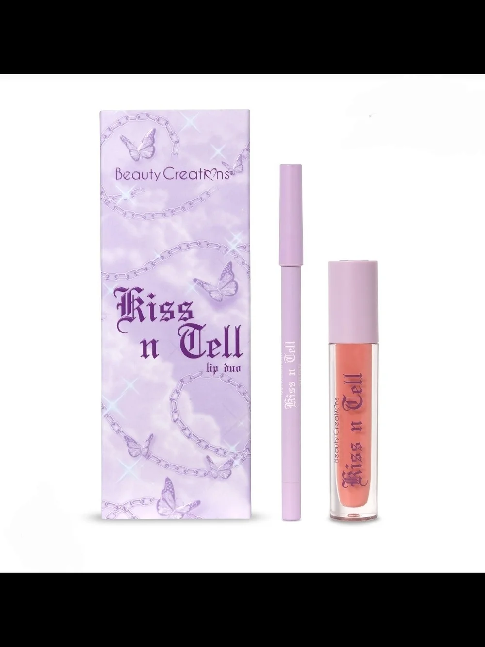 Beauty Creations Kiss n Tell Lip Duo BNIB